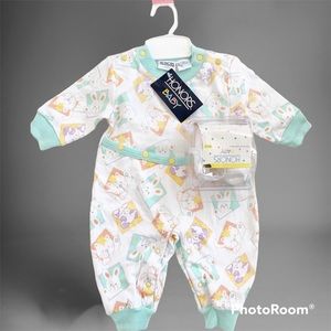 NWT Honors Baby Newborn Romper and Shoes Set